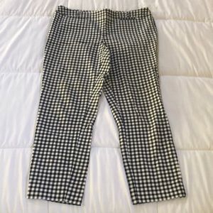White House Black Market Gingham Pants